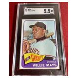 1965 Topps Willie Mays - SGC 5.5