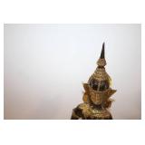 Bronze Thai Dancer Statue with Intricate Detailing