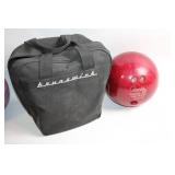 Columbia 300 Bowling Ball with Brunswick Carrying Bag