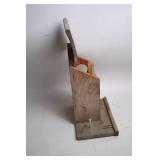 Rustic Wooden Bird Feeder with Hinged Roof