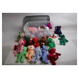 Collection of TY Beanie Babies Bears with Assorted Designs
