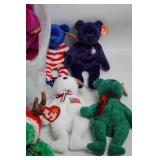 Collection of TY Beanie Babies Bears with Assorted Designs