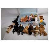 Collection of Assorted TY Beanie Babies Plush Toys