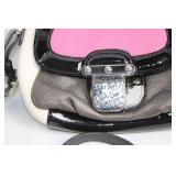 Brighton Leather Shoulder Bag with Multicolor Design