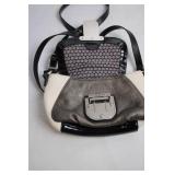 Brighton Leather Shoulder Bag with Multicolor Design