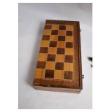 Wooden Folding Chess Set