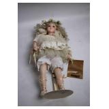 Seymour Mann Porcelain Collector Doll with Certificate of Authenticity