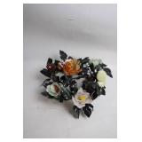 Elegant Jade Stone Floral Arrangement