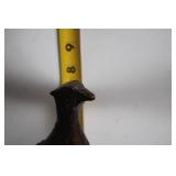 Vintage Hand-Carved Wooden Pheasant Figurine