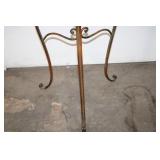 Vintage Round Decorative Metal Side Table