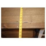 Rustic Buffet Cabinet with Three Drawers and Shutter Doors