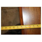 Vintage Carved Wood Console Table with Floral Accents