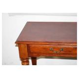 Vintage Wooden Writing Desk with Two Drawers