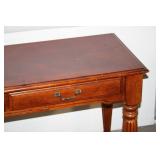 Vintage Wooden Writing Desk with Two Drawers