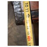 Vintage Wooden Steamer Trunk with Metal Accents