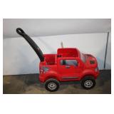 Red Little Tikes Raptor Ride-On Toy Truck with Steering Handle