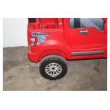 Red Little Tikes Raptor Ride-On Toy Truck with Steering Handle