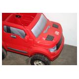 Red Little Tikes Raptor Ride-On Toy Truck with Steering Handle