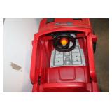 Red Little Tikes Raptor Ride-On Toy Truck with Steering Handle