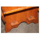 Rustic Pine Drop-Leaf Table