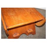 Rustic Pine Drop-Leaf Table