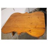 Rustic Pine Drop-Leaf Table