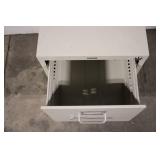 Used Two-Drawer Metal File Cabinet with Lock