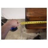 Antique Wooden Dresser with Unique Carved Handles