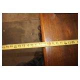 Antique Wooden Dresser with Unique Carved Handles