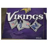 Minnesota Vikings NFL Cornhole Board Set with Bean Bags