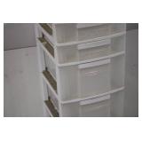 Used 5-Drawer Plastic Storage Unit