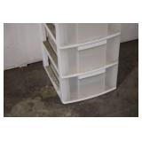 Used 5-Drawer Plastic Storage Unit