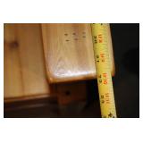 Antique Wooden Bench with Intricate Carvings