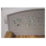 Vintage Wooden Bench with Distressed Finish