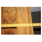 Vintage Wooden Bench with Distressed Finish