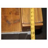 Vintage Wooden Bench with Distressed Finish