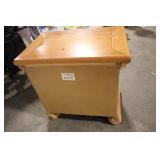 Wooden Nightstand with 2 Drawers - Made in USA