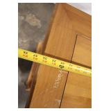 Wooden Nightstand with 2 Drawers - Made in USA