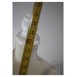 Adjustable Female Dress Form Mannequin on White Stand