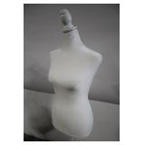 Adjustable Female Dress Form Mannequin with Wooden Tripod Base