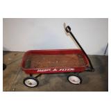 Vintage Radio Flyer Red Wagon with Steel Frame