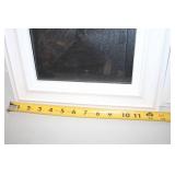 Set of 3 White Framed Wall Mirrors with Ribbon Hangers