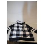 Exclusive Brand Large Checkered Hoodie