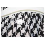 Houndstooth Pattern Cape with Toggle Closure