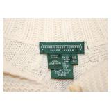 Ralph Lauren Wool Poncho with Cable Knit Design