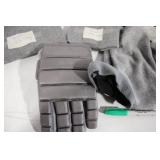 Assorted Winter Accessories Collection with Hats, Mittens, and Protective Gear