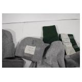 Assorted Winter Accessories Collection with Hats, Mittens, and Protective Gear