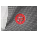 Gray Yoga Mat with Red Logo - 24â x 71â