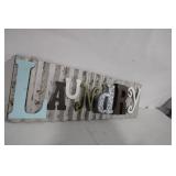 Rustic Laundry Sign Wall Decor