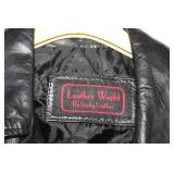 Leather World Harley-Davidson Motorcycle Jacket with Eagle Patch